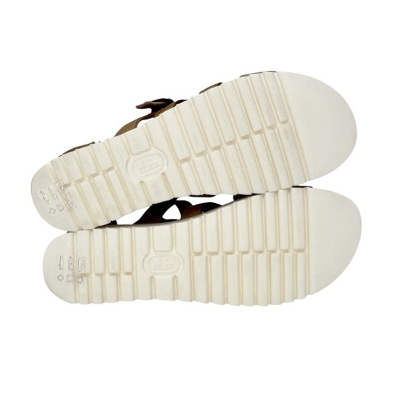 NEW Bed|Stu Ada Cage Size 10 Platform Sandal Leather Cashew Tan Flatform Bedstu - Picture 9 of 11